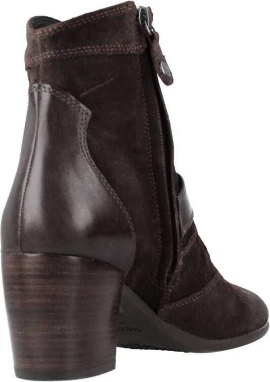 Geox Elegant Heeled Boots Black Dames