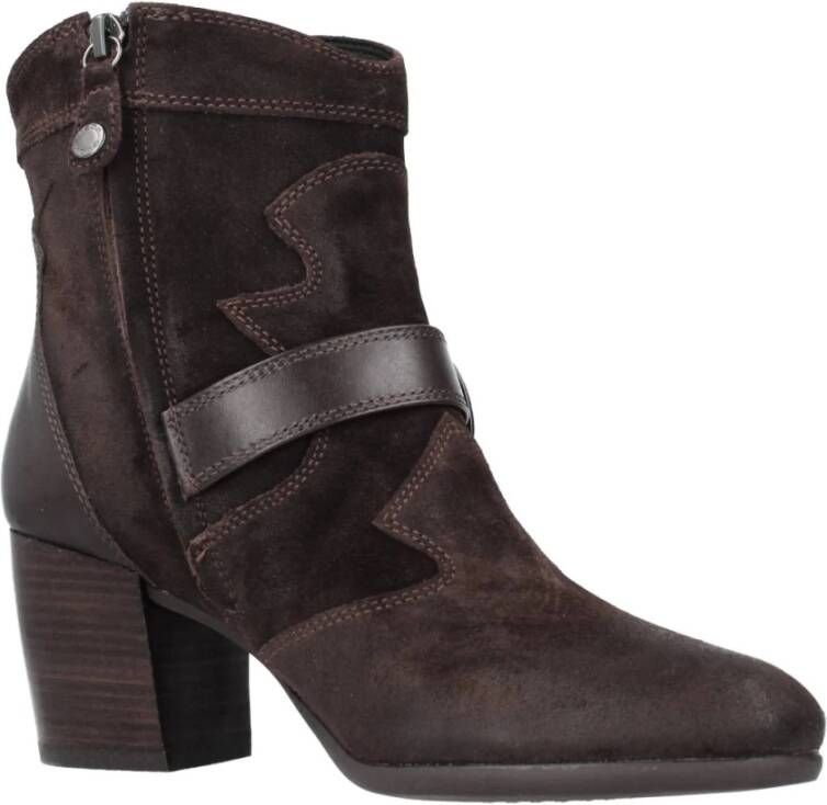 Geox Heeled Boots Brown Dames