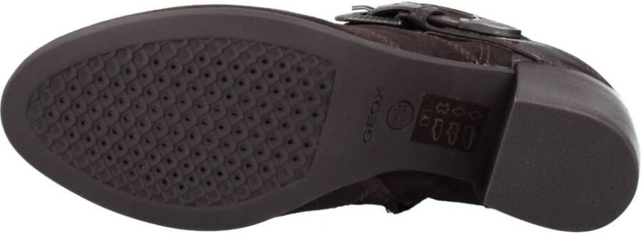 Geox Elegant Heeled Boots Black Dames