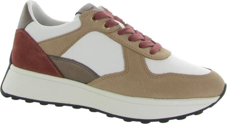 Geox HI Cuff Amabelle Schoenen Beige Dames