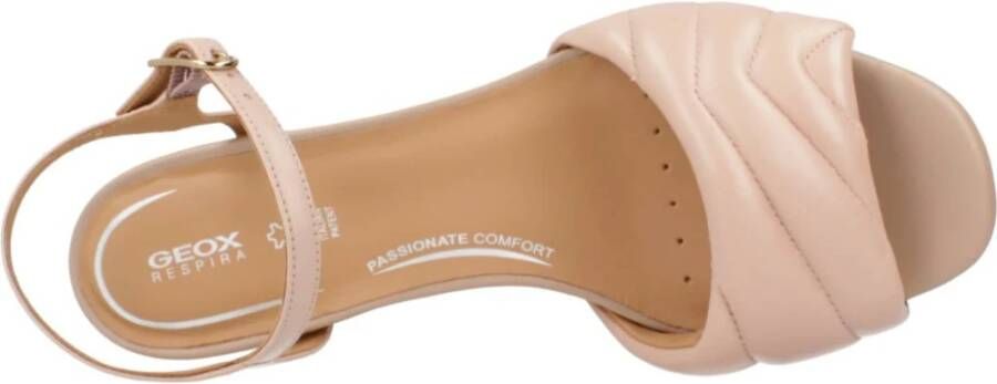 Geox High Heel Sandals Beige Dames