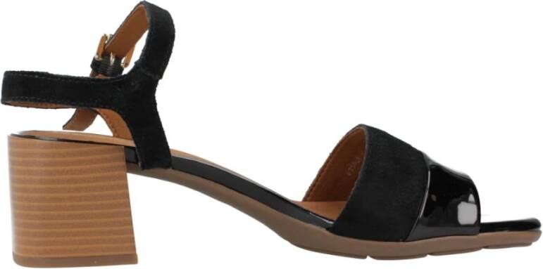 Geox High Heel Sandals Black Dames