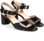 Geox black elegant open sandals Zwart Dames - Thumbnail 3