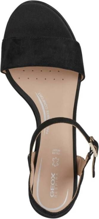 Geox High Heel Sandals Zwart Dames