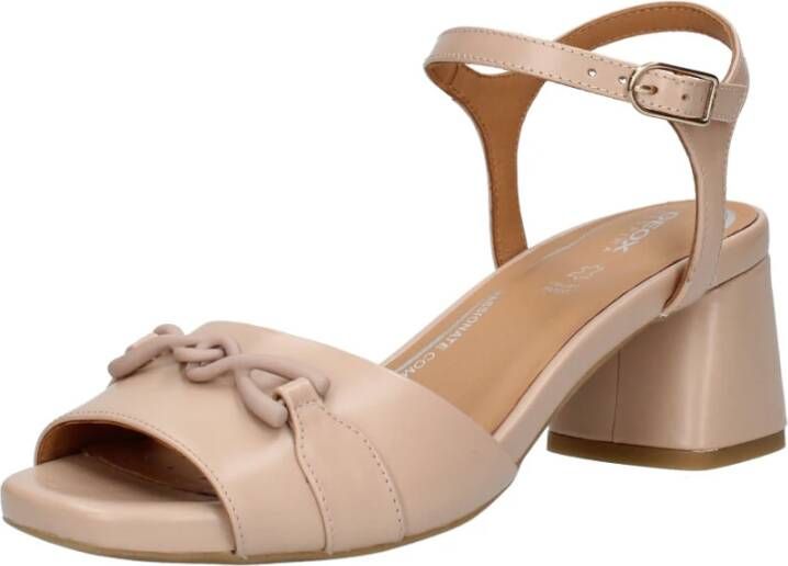 Geox High Heel Sandals Beige Dames