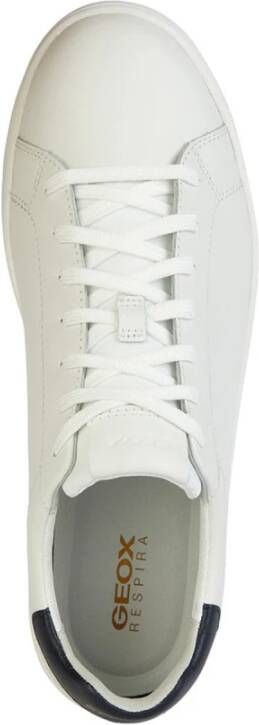 Geox Iconische Sneaker met Hoog Comfort en Ademend Vermogen White Heren