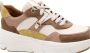 GEOX DIAMANTA DAMES Sneakers BRUIN BEIGE - Thumbnail 3