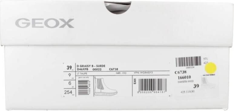 Geox Klassieke Chelsea Boots in Grijs