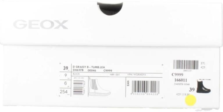 Geox Klassieke Chelsea Boots in grijs suède
