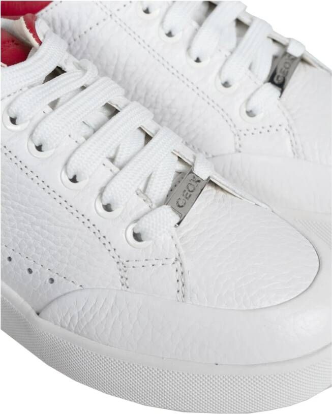 Geox Klassieke Veterschoenen White Dames