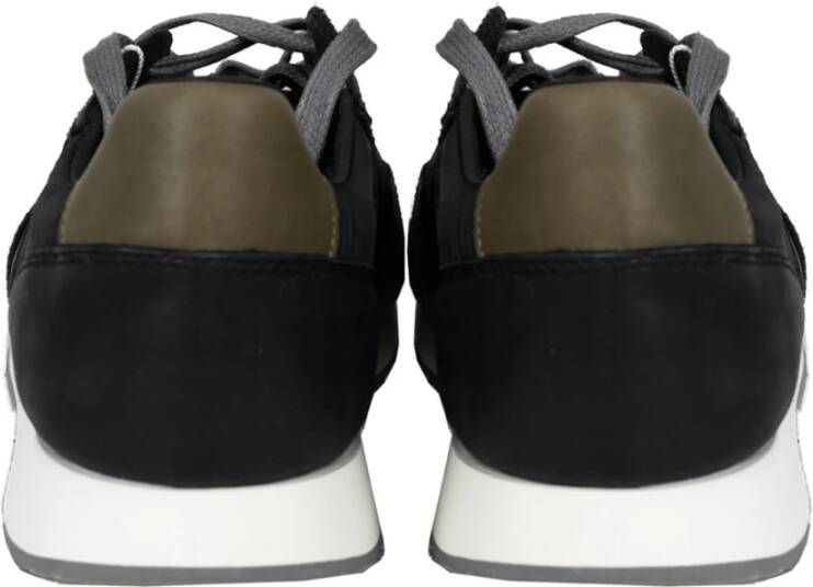 Geox Klassieke Vetersneakers Black Heren