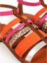 Geox Kleurrijke band sandalen met innovatief systeem Oranje Dames - Thumbnail 4