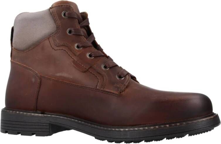 Geox Lace-up Boots Brown Heren