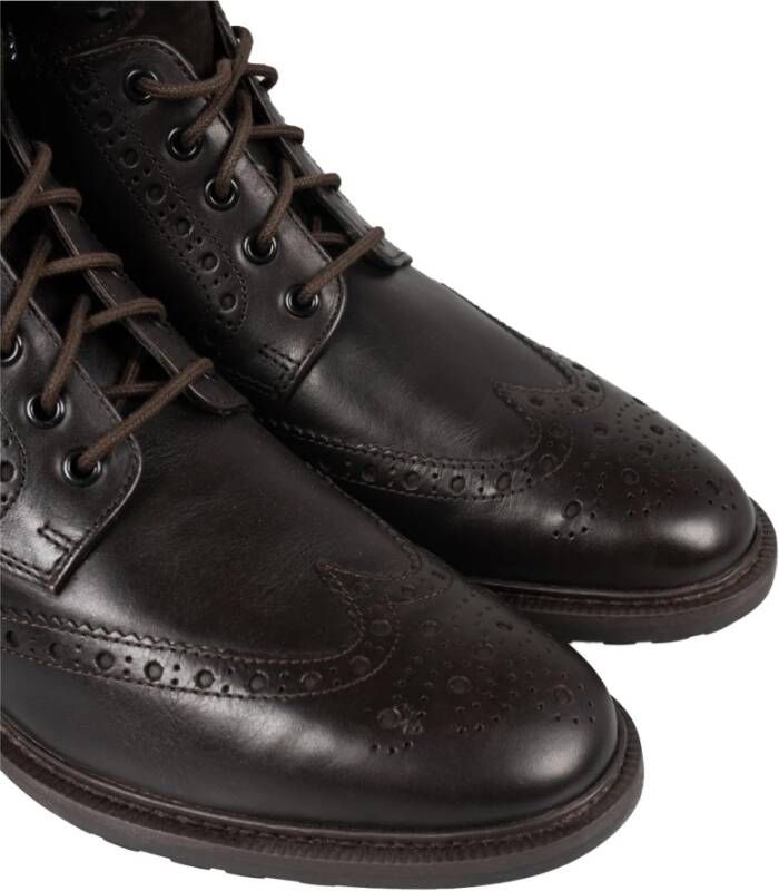 Geox Hoogwaardige leren schoenen Bruin Heren