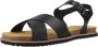 Geox Leuca Platte Sandalen Black Dames - Thumbnail 3