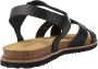 Geox Leuca Platte Sandalen Black Dames - Thumbnail 4