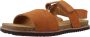 Geox Leuca Platte Sandalen Brown Dames - Thumbnail 4
