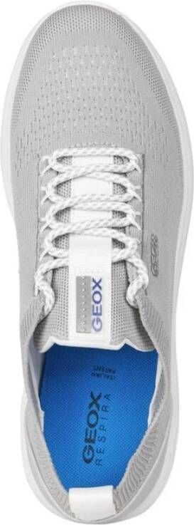 Geox Lichtgrijze Sneakers voor Vrouwen Gray Dames