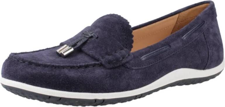 Geox Stijlvolle Comfortabele Loafers Vrouwen Blue Dames