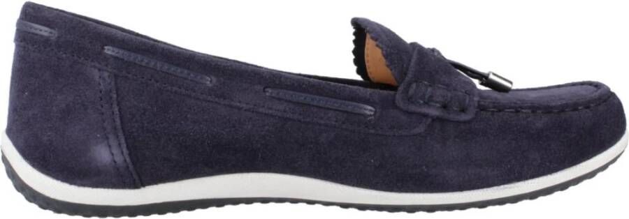 Geox Stijlvolle Comfortabele Loafers Vrouwen Blue Dames