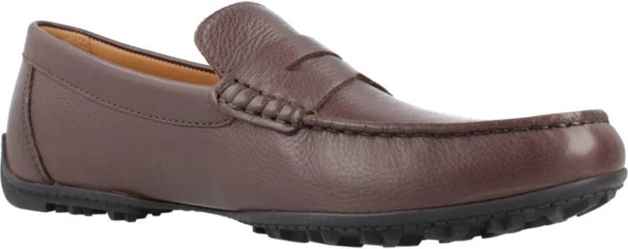 Geox Stijlvolle Comfortabele Loafers voor Mannen Brown Heren