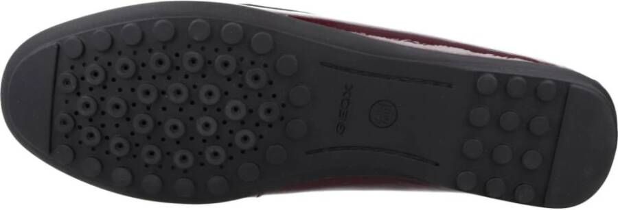 Geox Stijlvolle Comfortabele Loafers voor Vrouwen Red Dames