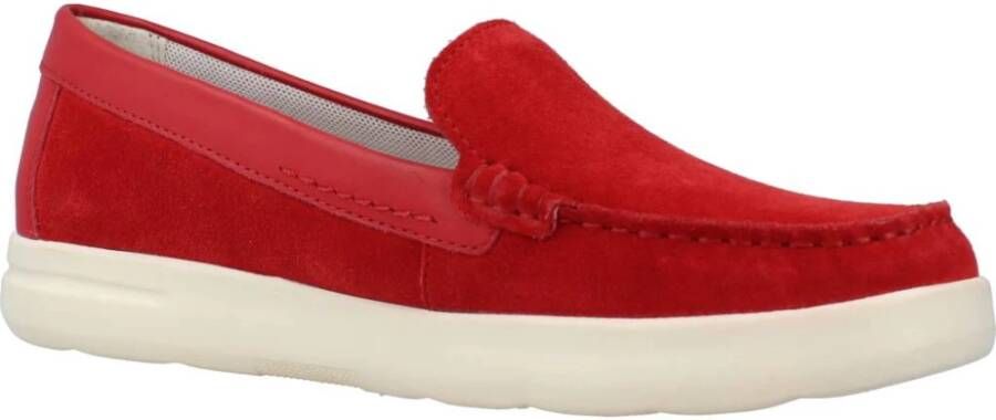 Geox Stijlvolle Comfortabele Loafers voor Vrouwen Blue Dames