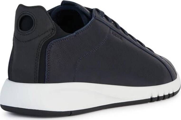 Geox Navy Black Aerantis Sneakers Blue Heren