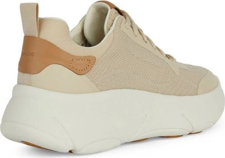 Geox Nebula 2.0 Beige Sneakers Vrouwen Beige Dames