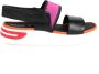 Geox black orange casual open sandals Black Dames - Thumbnail 9