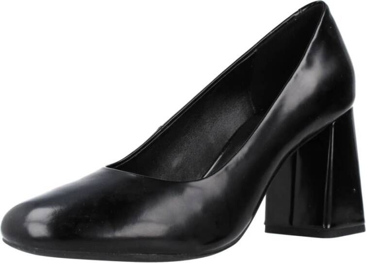 Geox Stijlvolle Hoge Hakken Pumps Black Dames