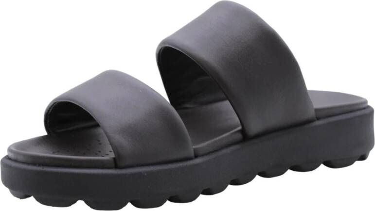 Geox Comfortabele Heren Slipper voor de Zomer Black Heren
