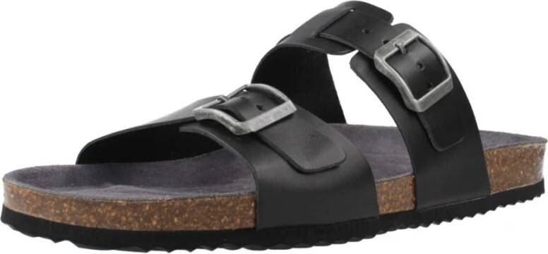 Geox Sandal Ghita Sliders Black Heren