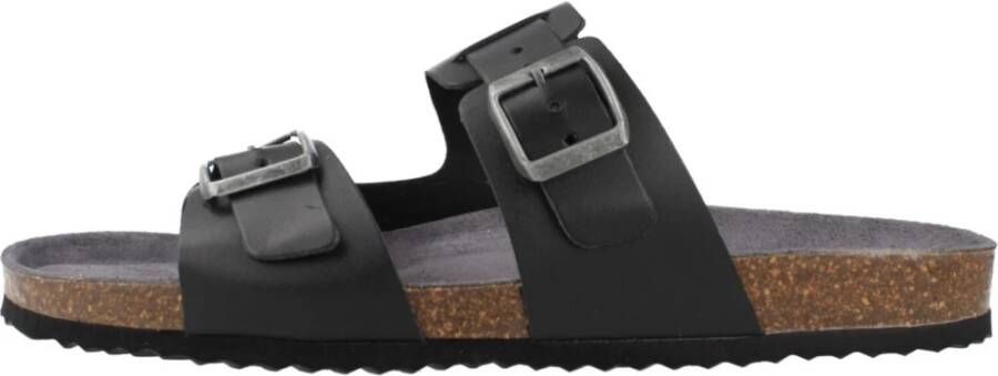 Geox Sandal Ghita Sliders Black Heren
