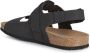 Geox Zwarte platte sandalen voor mannen Black Heren - Thumbnail 4