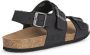 Geox Zwarte platte sandalen voor mannen Black Heren - Thumbnail 5