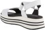 Geox Stijlvolle Platte Sandalen White Dames - Thumbnail 5
