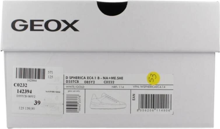 Geox Sferische Sneakers White Dames