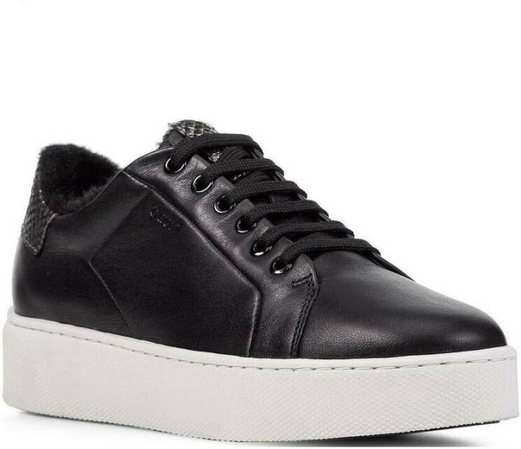 Geox Skyely Black Trainers Zwart Dames