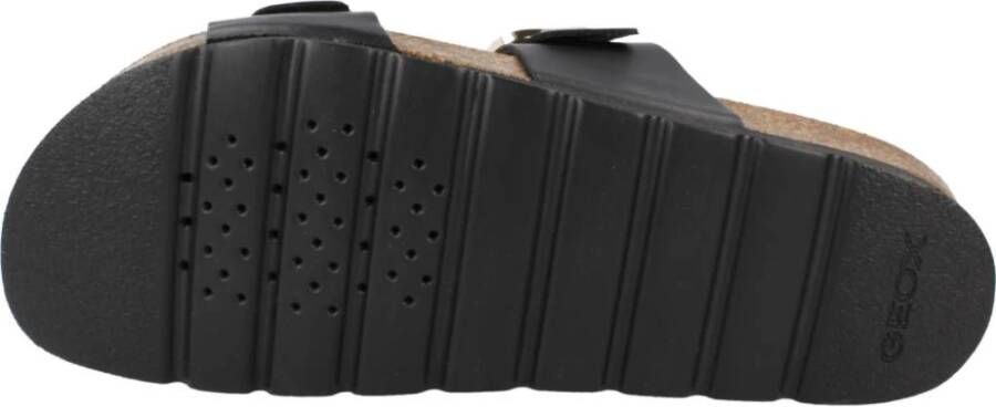 Geox Sliders Black Dames