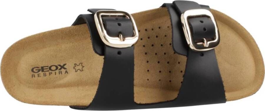 Geox Sliders Black Dames