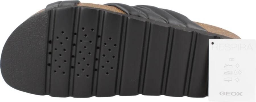 Geox Sliders Black Dames