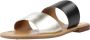 GEOX Sozy Sandalen Zwart Zilver Vrouw - Thumbnail 4