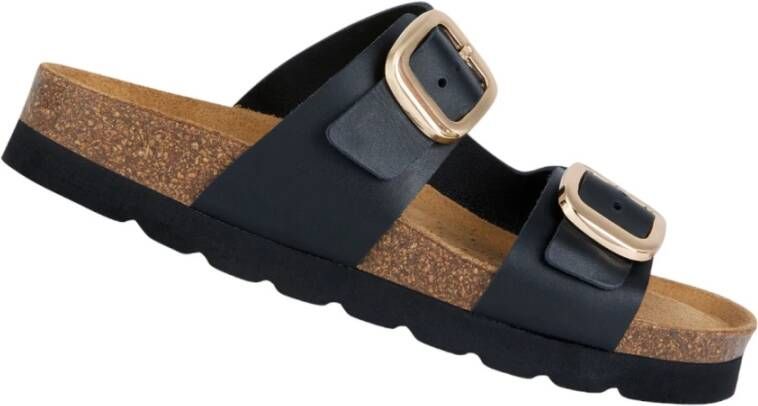 Geox Sliders Zwart Dames