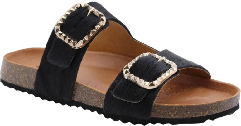 Geox Slipper Black Dames