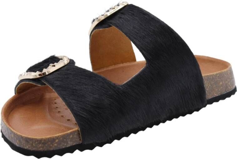 Geox Slipper Black Dames