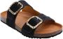Geox Stijlvolle zomer sliders voor vrouwen Black Dames - Thumbnail 8