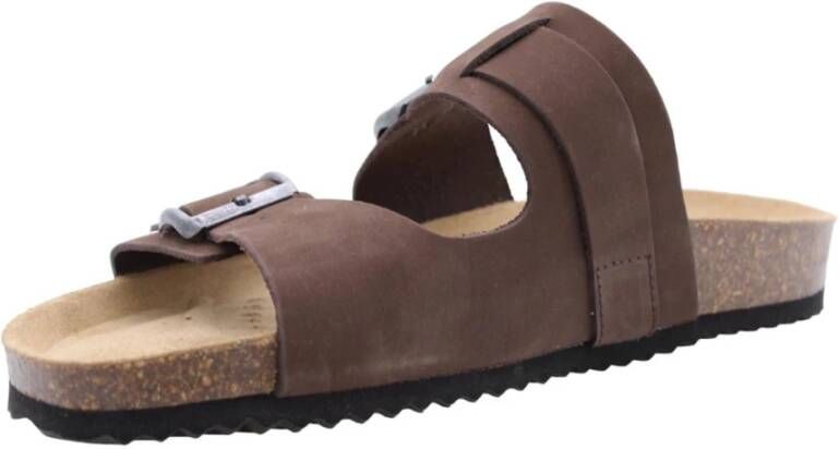 Geox Zomer sliders voor mannen Brown Heren