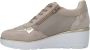 GEOX Ilde Sneakers Light Taupe Beige Dames - Thumbnail 7