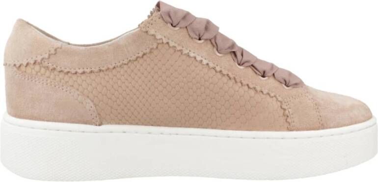 Geox Stijlvolle Damessneakers Beige Dames